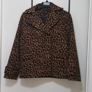 Splendid small leopard pattern jacket